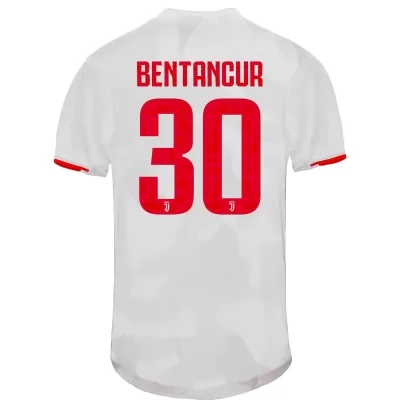 Niño Rodrigo Bentancur 30 2ª Equipación Gris Camiseta 2019/20 La Camisa Chile