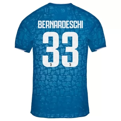 Niño Federico Bernardeschi 33 3ª Equipación Azul Camiseta 2019/20 La Camisa Chile