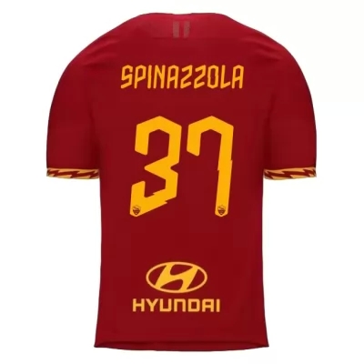 Niño Leonardo Spinazzola 37 1ª Equipación Rojo Camiseta 2019/20 La Camisa Chile
