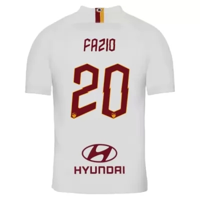 Niño Federico Fazio 20 2ª Equipación Blanco Camiseta 2019/20 La Camisa Chile