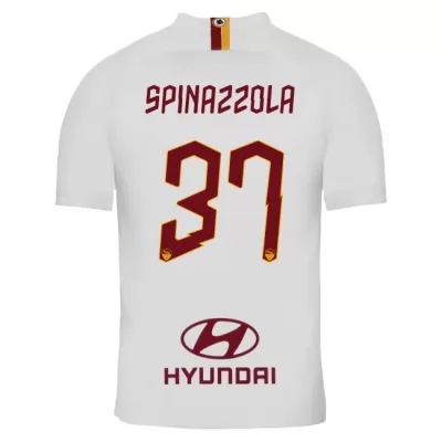 Niño Leonardo Spinazzola 37 2ª Equipación Blanco Camiseta 2019/20 La Camisa Chile