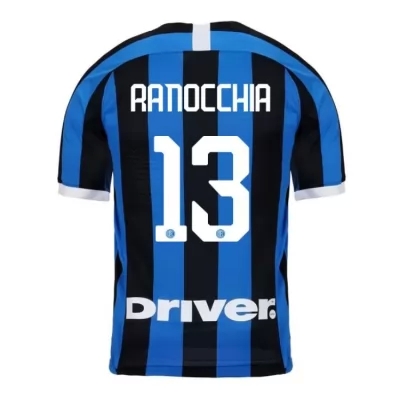 Niño Andrea Ranocchia 13 1ª Equipación Azul Negro Camiseta 2019/20 La Camisa Chile