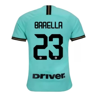 Niño Nicolo Barella 23 2ª Equipación Verde Camiseta 2019/20 La Camisa Chile