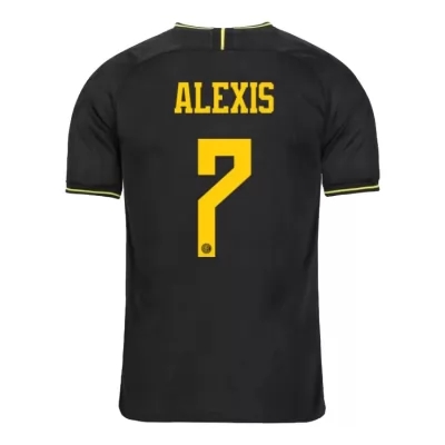 Niño Alexis Sanchez 7 3ª Equipación Negro Camiseta 2019/20 La Camisa Chile