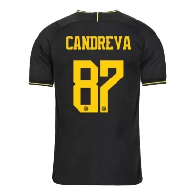 Niño Antonio Candreva 87 3ª Equipación Negro Camiseta 2019/20 La Camisa Chile
