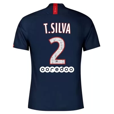 Niño Thiago Silva 2 1ª Equipación Azul Real Camiseta 2019/20 La Camisa Chile