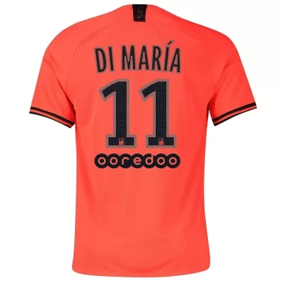 Niño Angel Di Maria 11 2ª Equipación Naranja Camiseta 2019/20 La Camisa Chile