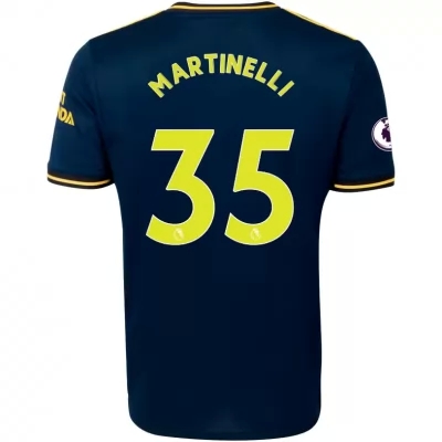 Niño Gabriel Martinelli 35 3ª Equipación Azul Oscuro Camiseta 2019/20 La Camisa Chile
