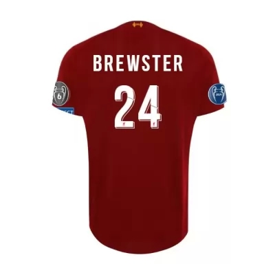 Niño Rhian Brewster 24 1ª Equipación Rojo Camiseta 2019/20 La Camisa Chile