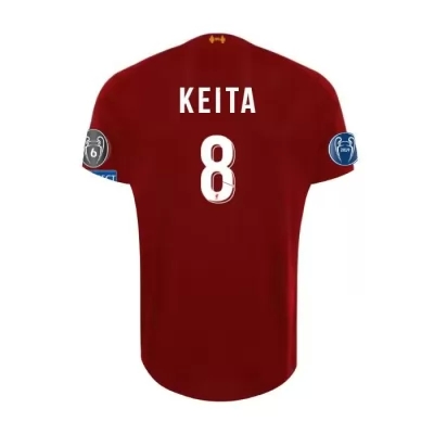 Niño Naby Keita 8 1ª Equipación Rojo Camiseta 2019/20 La Camisa Chile