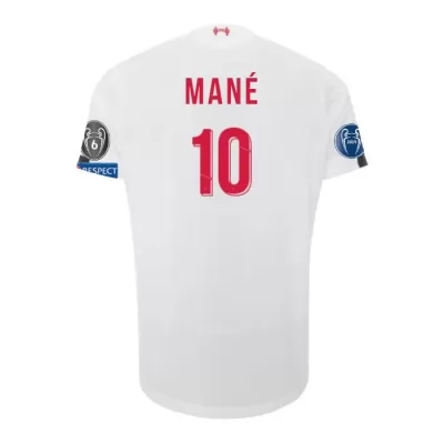 Niño Sadio Mane 10 2ª Equipación Blanco Camiseta 2019/20 La Camisa Chile