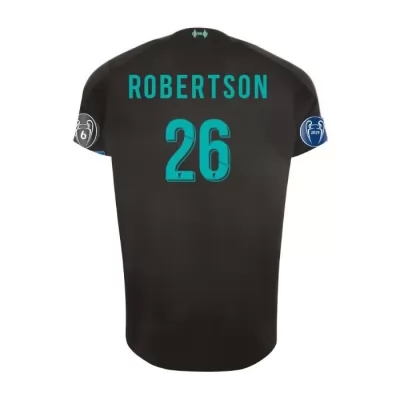Niño Andrew Robertson 26 3ª Equipación Negro Camiseta 2019/20 La Camisa Chile