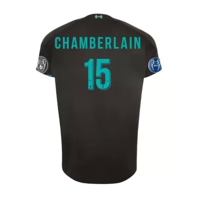 Niño Alex Oxlade-Chamberlain 15 3ª Equipación Negro Camiseta 2019/20 La Camisa Chile