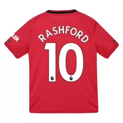 Niño Marcus Rashford 10 1ª Equipación Rojo Camiseta 2019/20 La Camisa Chile