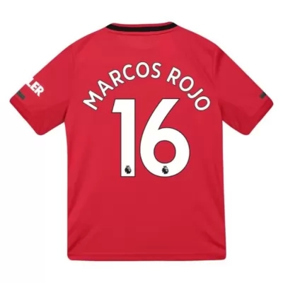Niño Marcos Rojo 16 1ª Equipación Rojo Camiseta 2019/20 La Camisa Chile
