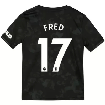 Niño Fred 17 3ª Equipación Negro Camiseta 2019/20 La Camisa Chile