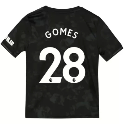 Niño Angel Gomes 28 3ª Equipación Negro Camiseta 2019/20 La Camisa Chile
