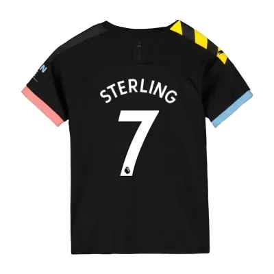 Niño Raheem Sterling 7 2ª Equipación Negro Camiseta 2019/20 La Camisa Chile