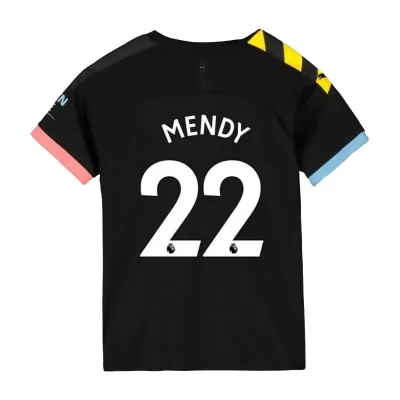 Niño Benjamin Mendy 22 2ª Equipación Negro Camiseta 2019/20 La Camisa Chile