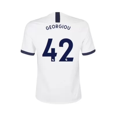 Niño Anthony Georgiou 42 1ª Equipación Blanco Camiseta 2019/20 La Camisa Chile