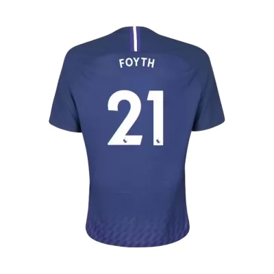 Niño Juan Foyth 21 2ª Equipación Azul Real Camiseta 2019/20 La Camisa Chile