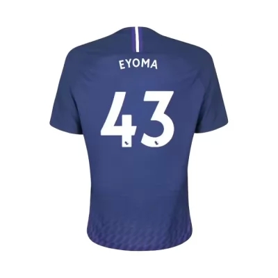 Niño Timothy Eyoma 43 2ª Equipación Azul Real Camiseta 2019/20 La Camisa Chile