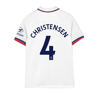 Niño Andreas Christensen 4 2ª Equipación Blanco Camiseta 2019/20 La Camisa Chile