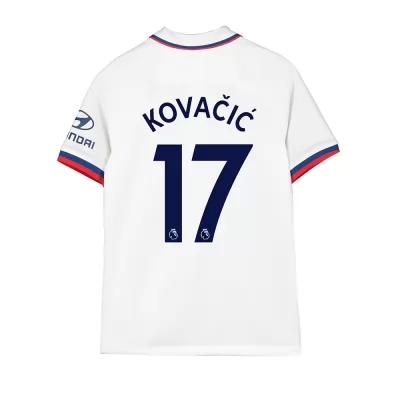 Niño Mateo Kovacic 17 2ª Equipación Blanco Camiseta 2019/20 La Camisa Chile