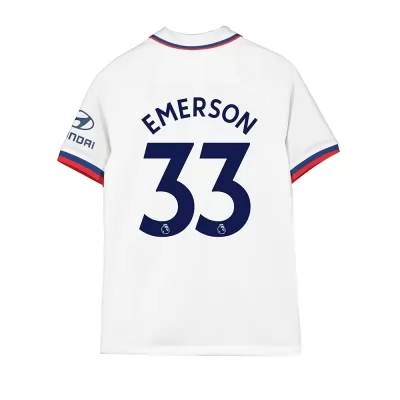 Niño Emerson Palmieri 33 2ª Equipación Blanco Camiseta 2019/20 La Camisa Chile