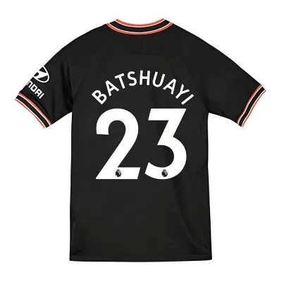 Niño Michy Batshuayi 23 3ª Equipación Negro Camiseta 2019/20 La Camisa Chile