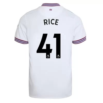 Niño Declan Rice 41 2ª Equipación Blanco Camiseta 2019/20 La Camisa Chile