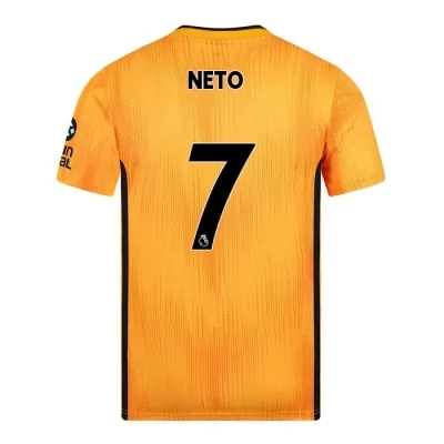 Niño Pedro Neto 7 1ª Equipación Amarillo Camiseta 2019/20 La Camisa Chile