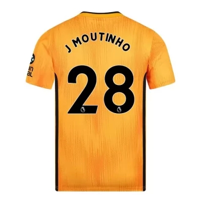 Niño Joao Moutinho 28 1ª Equipación Amarillo Camiseta 2019/20 La Camisa Chile
