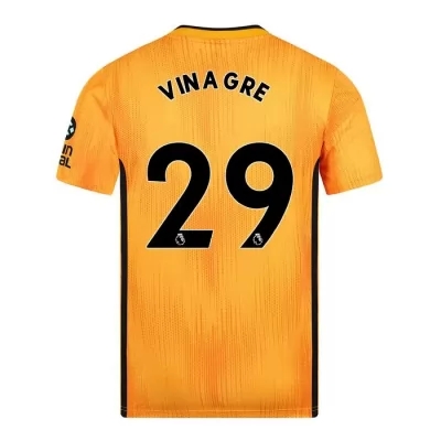 Niño Ruben Vinagre 29 1ª Equipación Amarillo Camiseta 2019/20 La Camisa Chile