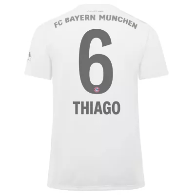Niño Thiago 6 2ª Equipación Blanco Camiseta 2019/20 La Camisa Chile