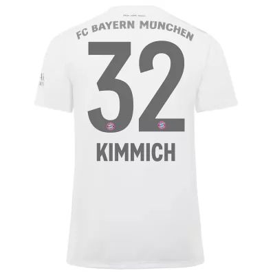 Niño Joshua Kimmich 32 2ª Equipación Blanco Camiseta 2019/20 La Camisa Chile