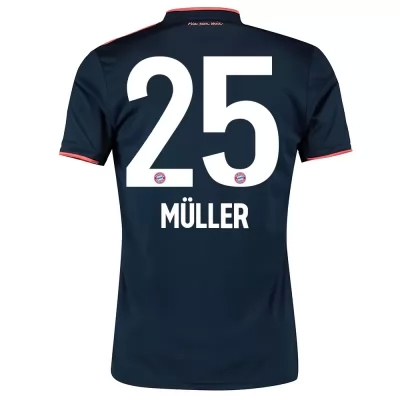 Niño Thomas Muller 25 3ª Equipación Armada Camiseta 2019/20 La Camisa Chile