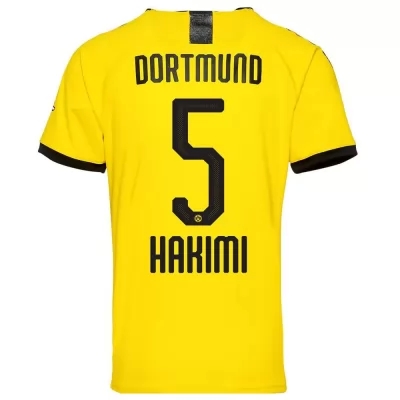 Niño Hakimi 5 1ª Equipación Amarillo Camiseta 2019/20 La Camisa Chile
