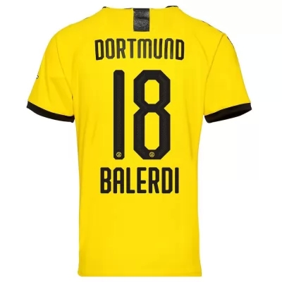 Niño Balerdi 18 1ª Equipación Amarillo Camiseta 2019/20 La Camisa Chile