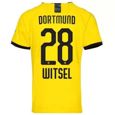 Niño Witsel 28 1ª Equipación Amarillo Camiseta 2019/20 La Camisa Chile