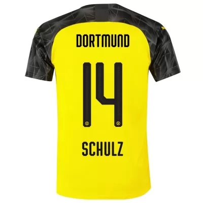 Niño Schulz 14 Memento Amarillo Negro Camiseta 2019/20 La Camisa Chile