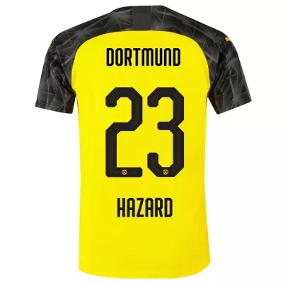 Niño Hazard 23 Memento Amarillo Negro Camiseta 2019/20 La Camisa Chile