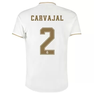 Niño Daniel Carvajal 2 1ª Equipación Blanco Camiseta 2019/20 La Camisa Chile