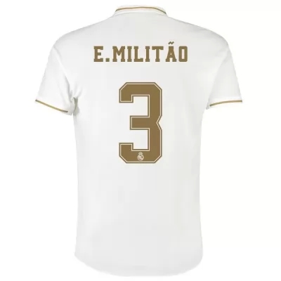 Niño Eder Militao 3 1ª Equipación Blanco Camiseta 2019/20 La Camisa Chile