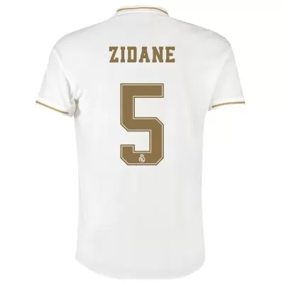 Niño Zinedine Zidane 5 1ª Equipación Blanco Camiseta 2019/20 La Camisa Chile