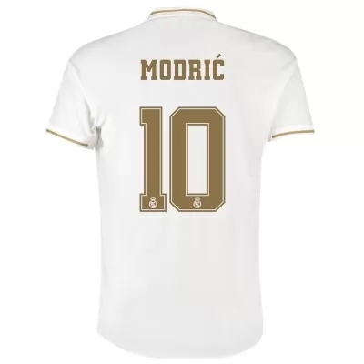 Niño Luka Modric 10 1ª Equipación Blanco Camiseta 2019/20 La Camisa Chile