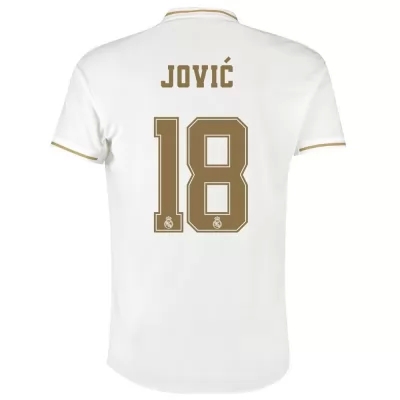 Niño Luka Jovic 18 1ª Equipación Blanco Camiseta 2019/20 La Camisa Chile