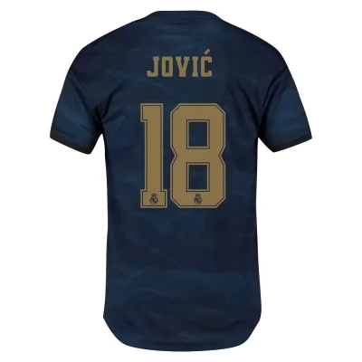 Niño Luka Jovic 18 2ª Equipación Armada Camiseta 2019/20 La Camisa Chile