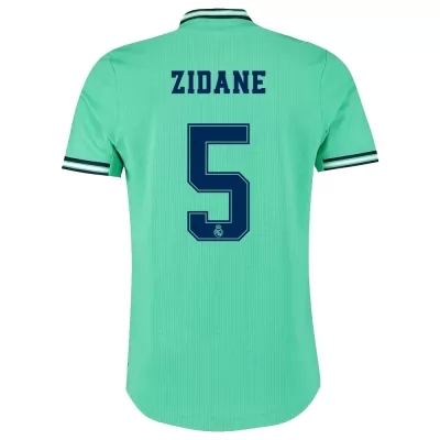 Niño Zinedine Zidane 5 3ª Equipación Verde Camiseta 2019/20 La Camisa Chile