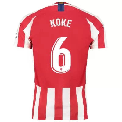 Niño Koke 6 1ª Equipación Rojo Camiseta 2019/20 La Camisa Chile